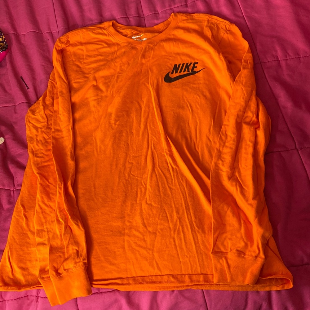 Orange Nike top